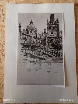 Litografie-praha motiv - 17