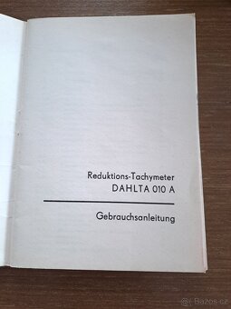 Carl Zeiss Jena Theo 020 –historický theodolit, kufr, návody - 17