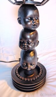 STEAMPUNK RECYCLE ART LAMPY - PATINOVANÝ KOV - 17