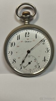 Staré zachovalé kapesní značkové hodinky DOXA. - 17