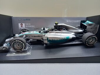 6x F1 MERCEDES 2013-2015 HAMILTON A ROSBERG MINICHAMPS 1:18 - 17
