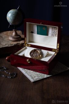 Starožítné skeletové 8-denní hodinky HEBDOMAS 1900 - 17