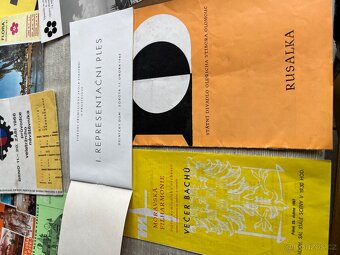 Pohledy , oznámení , telegram, programy 40-60 léta - 17