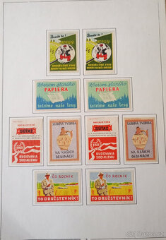 Historické zápalkové nálepky ze Slovenska 1945-58 - 17