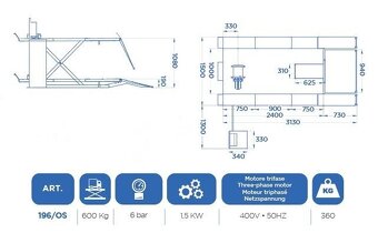 Zvedák na motorky /atv OMCN - 17