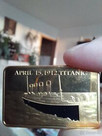 Pamětní Mince a cihličky Titanic - 17
