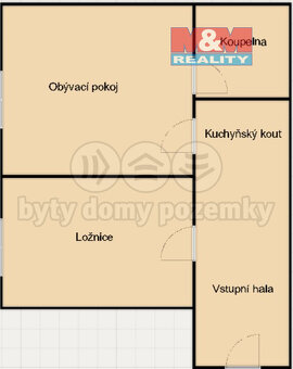 Prodej bytu 2+kk, 45 m², Praha, ul. V Horní Stromce - 17