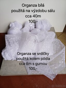 Svatební výzdoba, dekorace, mix - 17