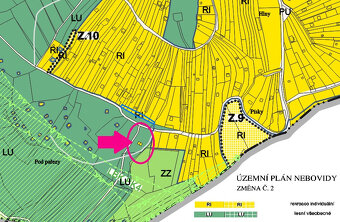 Krásný a jedinečný pozemek 2112 m2 v Nebovidech u Brna - 17