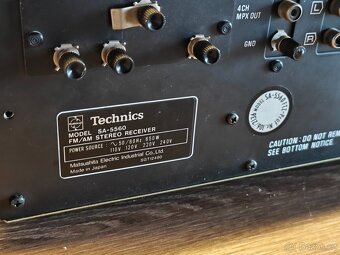 Technics SA-5560, 16kg receiver, 2. nejvyšší model - 17