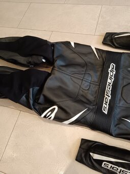 Alpinestars Motegi-Pánská kožená moto kombinéza, jednodílná - 17