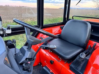 Malotraktor KUBOTA GL23 vyhřívaná kabina • radlice + sypač - 17
