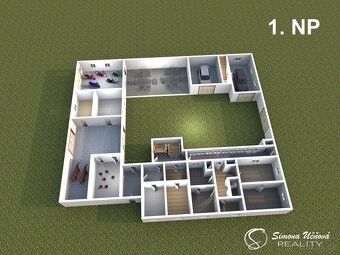 Prodej dvougeneračního RD s hospodářskými budovami v Makově  - 17