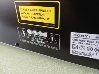 SONY CDP-395 TOP STAV + SERVIS - 17