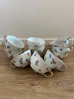 Rozsáhlá souprava Míšeňský porcelán / Meissen - 17