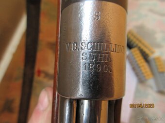 Karabina  KAR. 88, V.C.SCHILLING SUHL , náboje , TORMENTACE - 17