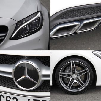 C63 AMG,W205,350kw,LED,NAPPA,ACC,HUD,360°Kamery,POLAR bílá - 17
