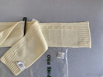 Nová dámská šála Alpine Pro - černá, krémová - akryl - 17