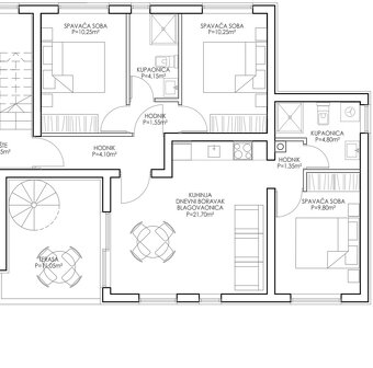 ☀Zadar/okolie(HR)–Apartmán 92m2, so záhradou, 80m od mora - 17