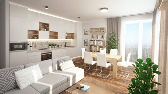 Moderní byt 3+kk s balkonem, parkovacím stáním a zahradou, l - 17