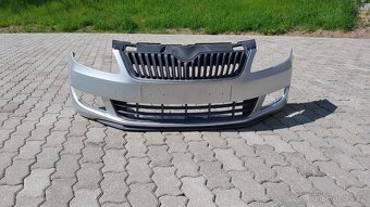 Škoda Fabia 2 – Nárazník přední stribrný 9156 Facelift - 17