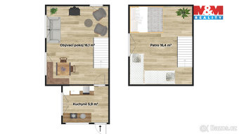 Prodej chaty, 38 m², Střížovice - Kropáčova Vrutice - 17