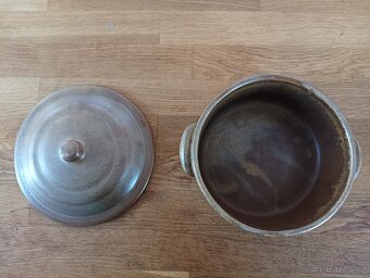 VINTAGE KAMENINOVÝ HRNEC GRÉS & POTIERS DIGOIN Z FRANCIE - 17