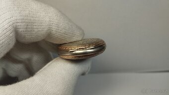 Starožitné celostříbrné pěkně zdobené kapesní jeptišky - 17