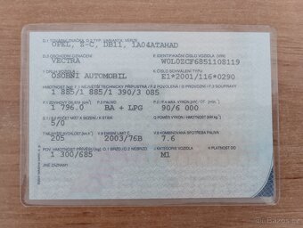 Opel Vectra C 1,8 LPG, nová TK, rok 2005 - 17