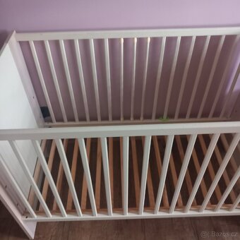 Detska postylka s prebalovaci komodou / pultem - 17