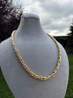 Zlatý řetěz KRÁLOVSKÁ VAZBA - 67.5g 68cm - 8mm - NOVÝ ZLATO - 17