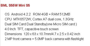 Prodam funkcni mobil BML S55-W - 17