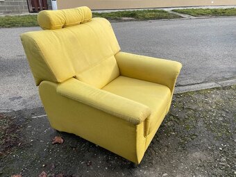 ✅ Sedačka | pohovka + křeslo | gauč | rozkládací |pěkný stav - 17