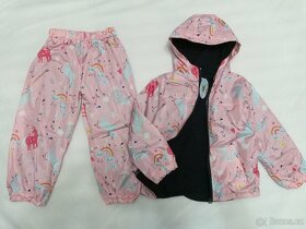 Nový nepromokavý termo set Jednorožci, vel.92/98 - 17