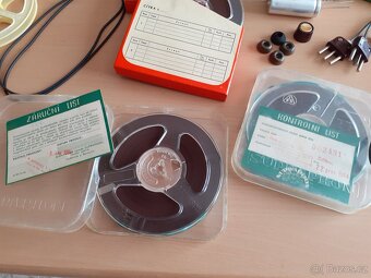 Cívkový magnetofon Tesla Sonet + příslušenství - 17