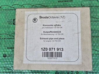 Škoda Octavia II šroubovaná koncovka výfuku - 17