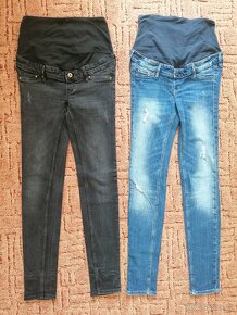 Dámské růžové a modré džíny + červené kalhoty - 17