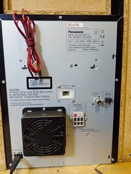 PANASONIC věž SA-AK770, CD-Mgf-USB-Rádio, subwoofer - 17