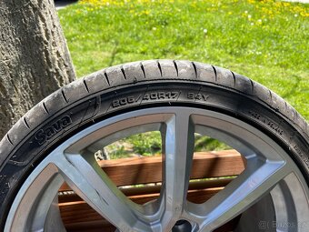Prodám sadu kol DEZENT vč. letních a zimních pneu 205/40 R17 - 17