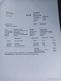 OPEL VIVARO 2.0CDTI 84KW LONG MODEL 2008 - 17