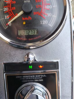 Harley Davidson  Heritage 105 Let  Výročák TOP STAV - 17