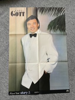 4x LP desky Karel Gott, 1x SP + originální plakát - 17
