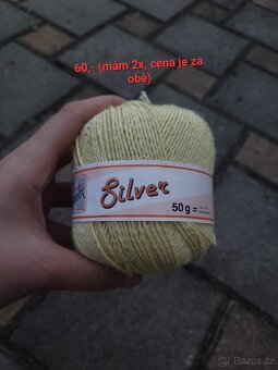Příze na pletení/háčkování (bavlna, vlna, akryl, chlupaté) - 17
