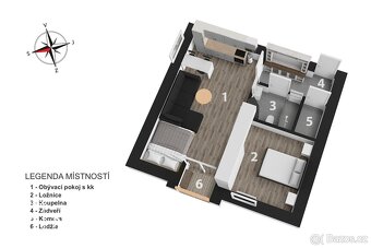 Prodej bytu 2+kk, 48 m2 v Harrachově u Mumlavských vodopádů - 17