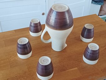 VINTAGE KERAMICKÁ NÁPOJOVÁ SOUPRAVA BRUSEL DITMAR URBACH - 17