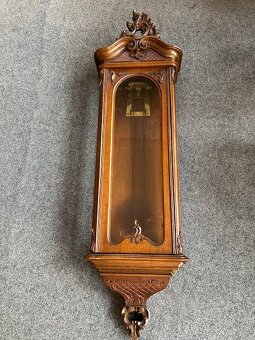 Třízávažové hodiny vídeňské baroko Gustav Becker. - 17