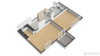 Pronájem bytu 2+kk/B/S/PS, 75 m2, Praha 6 - Vokovice, ul. Ti - 17