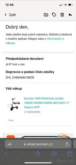 iscooter ix5s elektrický skútr 1000w 48v 15ah - 17