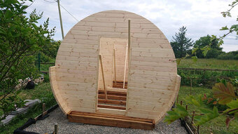 Camping barrel, kempingová chatka, zahradní chatka Marivox - 17