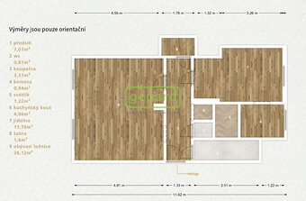 Prodej  2+kk výborný stav, 57 m², Praha 10 – Vršovice, Černo - 17